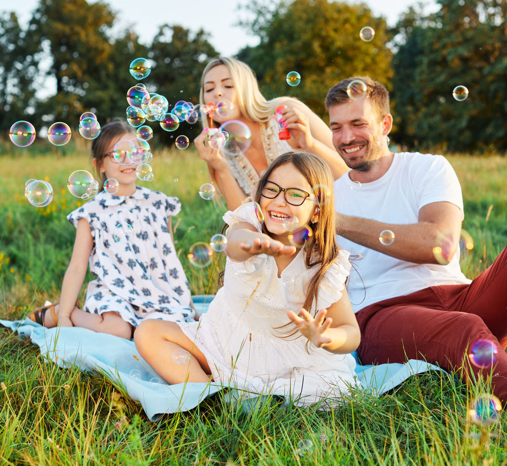 happy family and healthy smiles after dental care in Red Bank, NJ