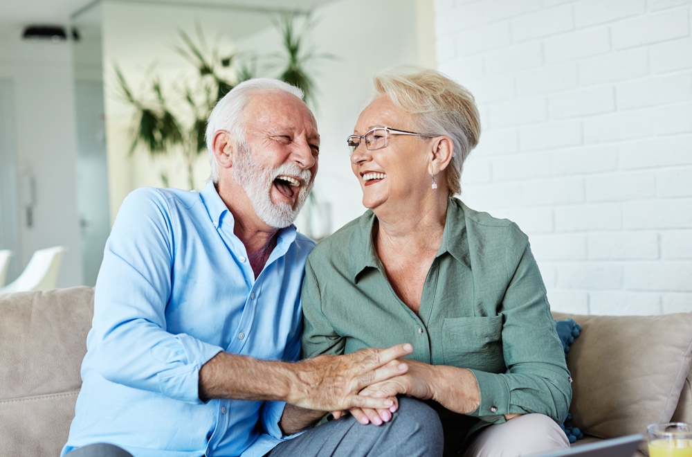 couple relaxing after TMJ Treatments